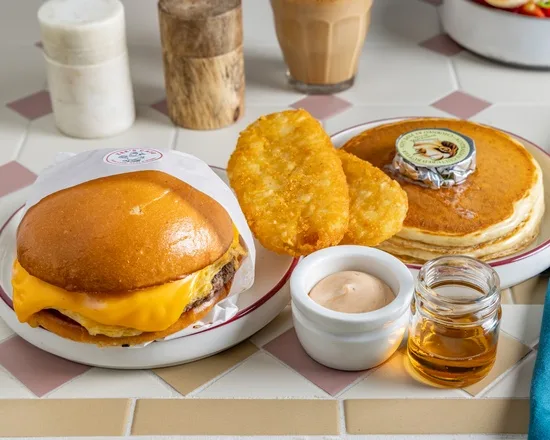 The Shire Combo breakfast spread at Zee's Cafe